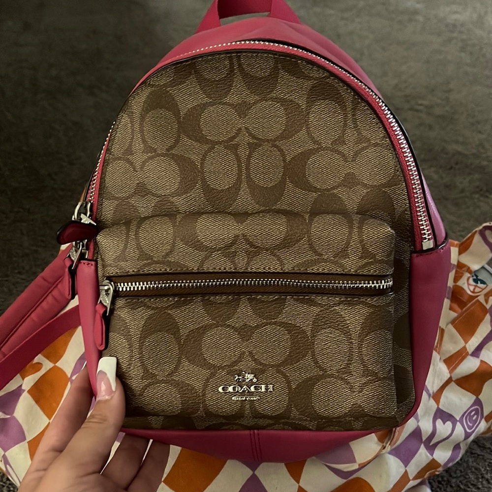 Pink coach bag
